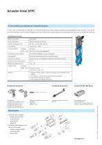 Actuador lineal DFPC FESTO Catálogo PDF Documentación técnica