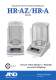 HR-AZ / HR-A Series of Compact Analytical Balances