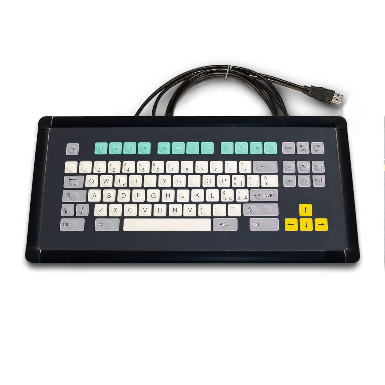 Teclado empotrable - KT-84-I-40 - k-tronic S.r.l. - de tecla mecánica