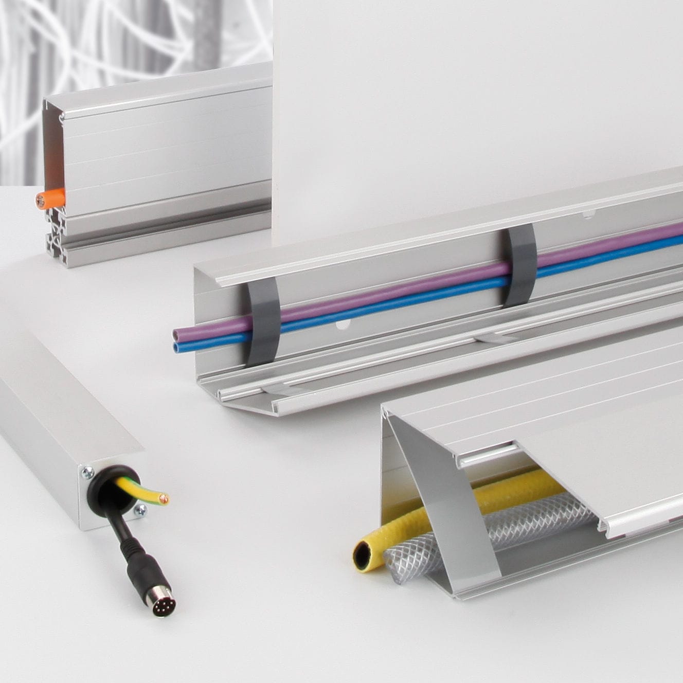 Canaleta de cableado RK Rose+Krieger GmbH de aluminio / moldura y