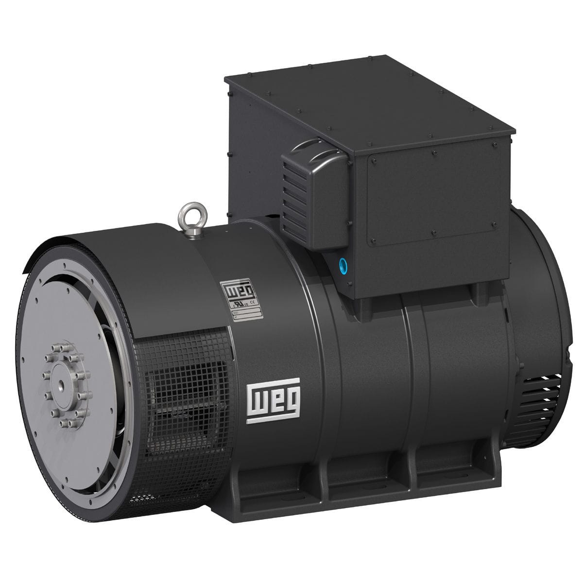 Alternador brushless AG10 series WEG trifásico / 4 polos / 6 polos Alternador brushless AG10 series WEG trifásico / 4 polos / 6 polos