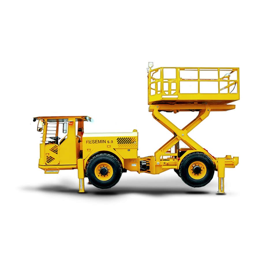 Plataforma elevadora de tijera montada en