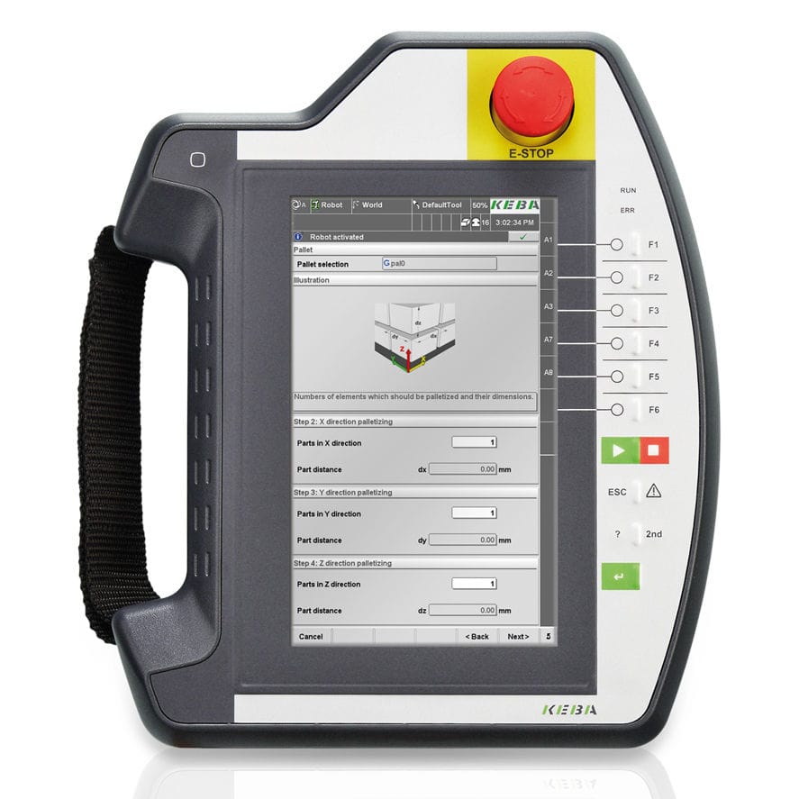 Terminal de operador con teclado KeTop T70 KEBA Group AG con