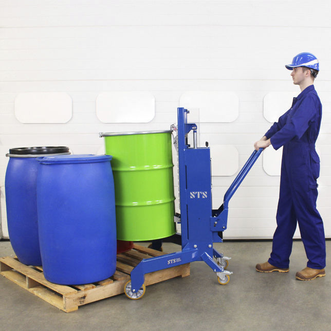 Elevador para barriles manual DTP05R500 STS Bespoke Handling