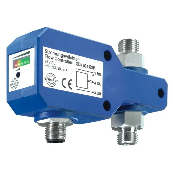 Controlador de caudal térmico - SDN 500 series - EGE - para líquido / en línea / compacto