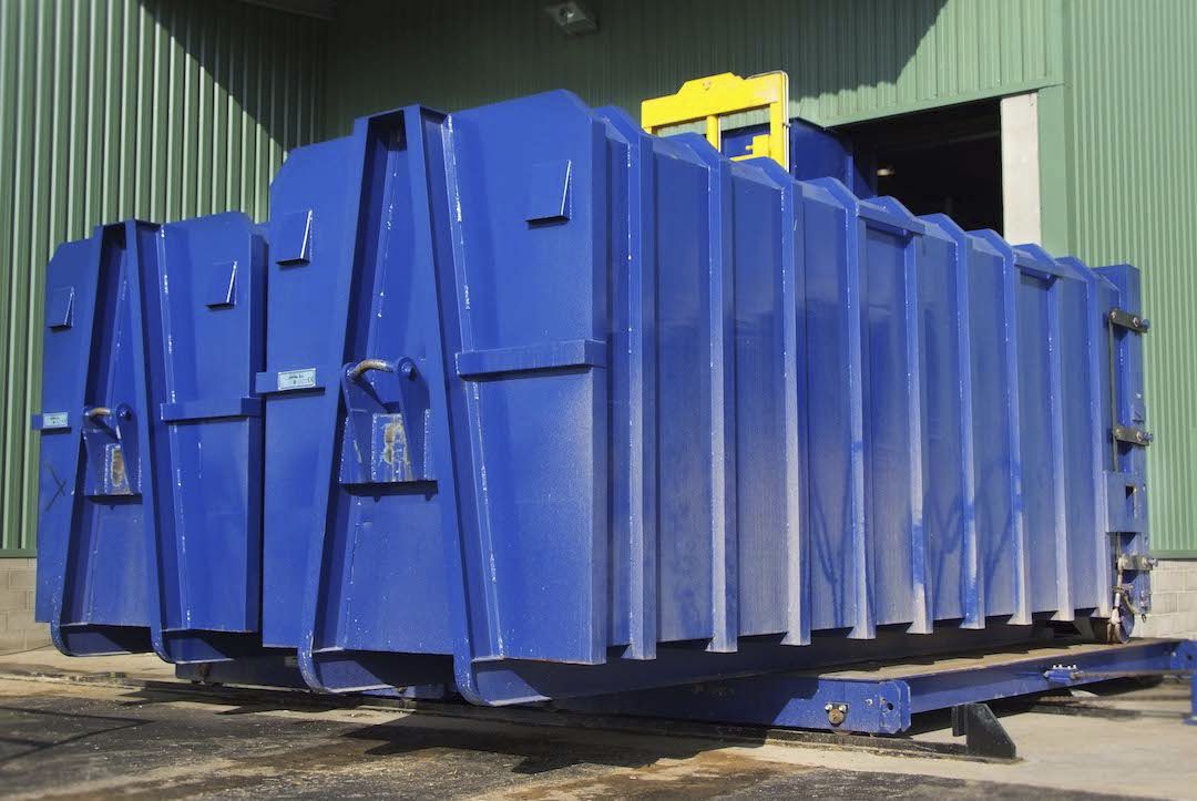 Contenedor de residuos de metal - CC series - JOVISA MAQUINARIA E