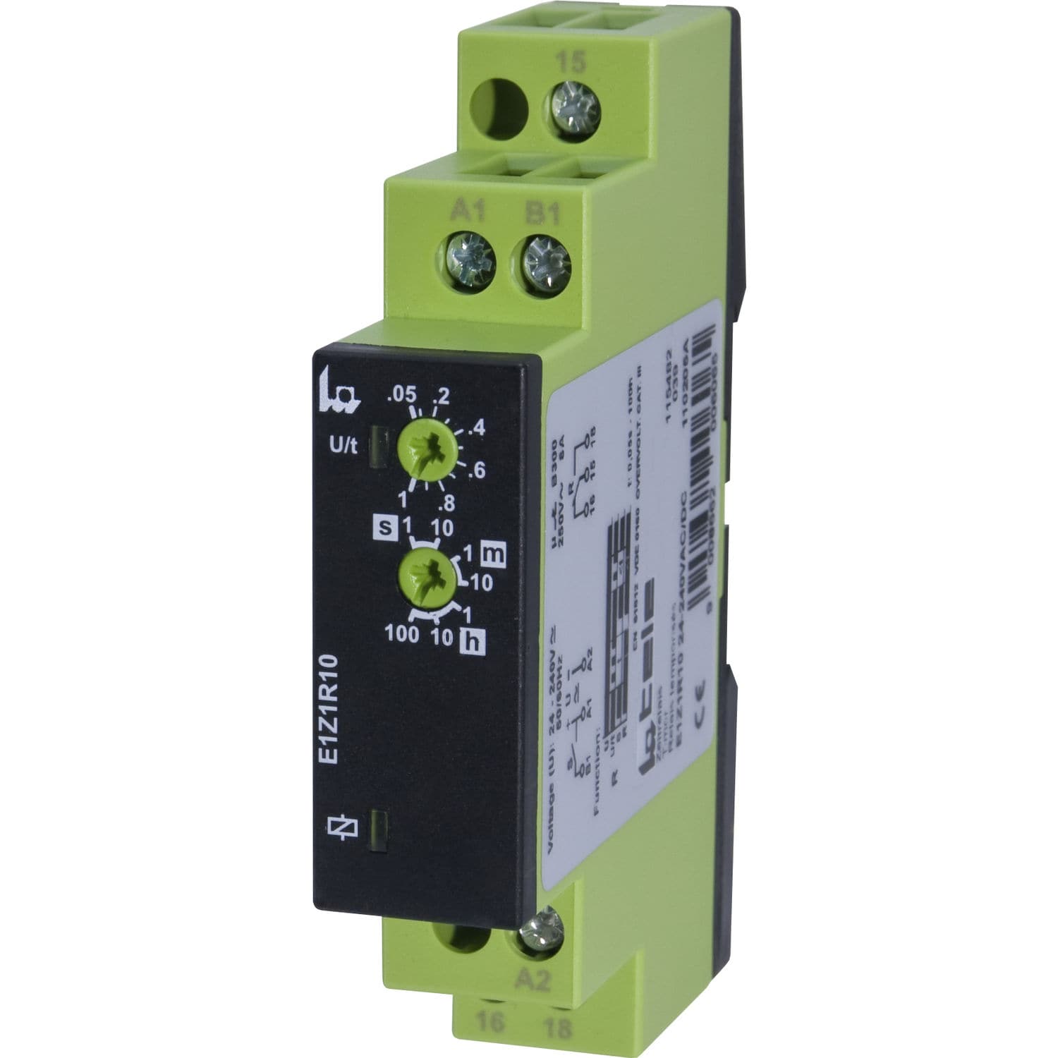 Temporizador electrónico - E1Z1R10 24-240V AC/DC - TELE Haase ...