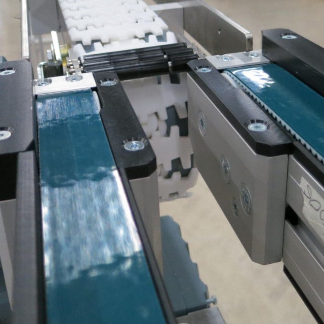 Transportador con correa dentada modular automation GmbH de banda