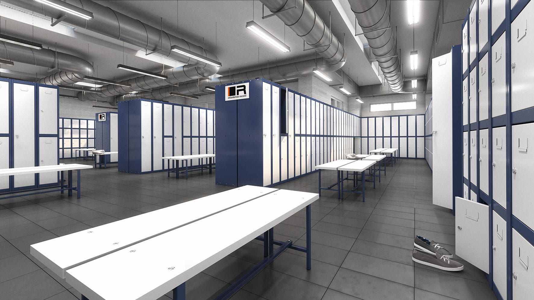 Armario de vestuario desmontable - Estanterias Record S.L - para ropa