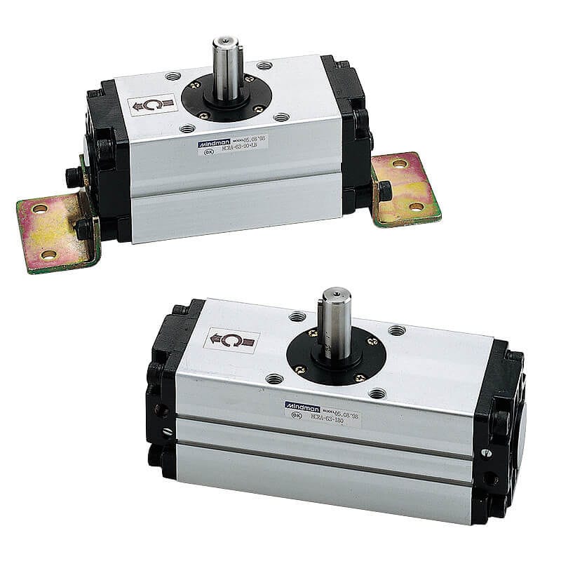 Actuador rotativo MCRA Mindman Industrial neumático