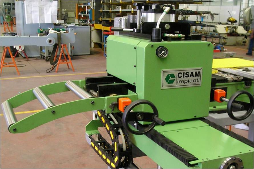 Alimentador de rodillos zigzag CISAM IMPIANTI s.r.l. Press Feeding