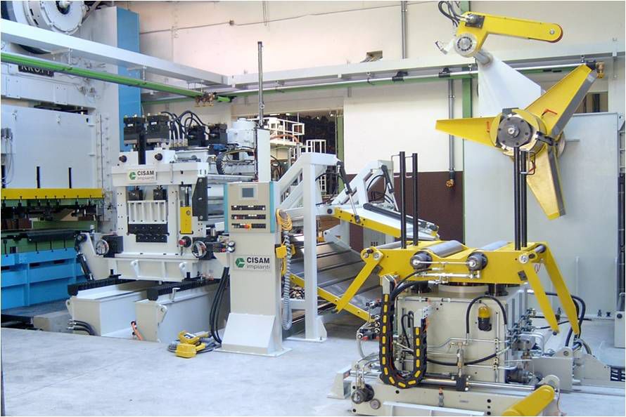 Alimentador de rodillos zigzag CISAM IMPIANTI s.r.l. Press Feeding