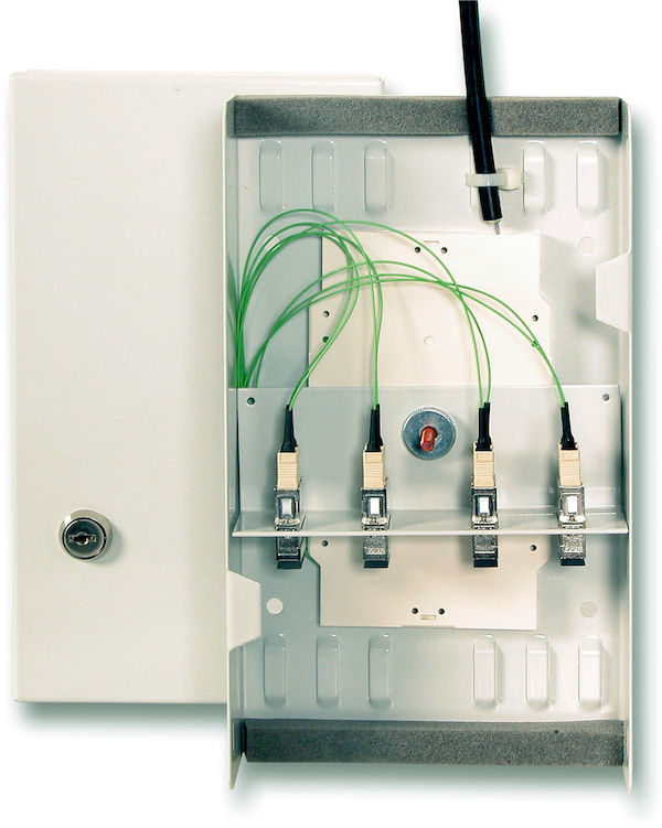 Cassette Giunzione Fibra Ottica Digitus - Per 12 Tubi Termoretraibili