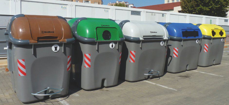 Contenedor de residuos descarga lateral - POLYMER - Ros Roca