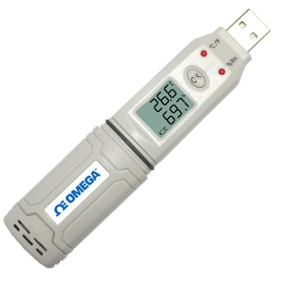 Data logger de temperatura y humedad OMHLSP series OMEGA de