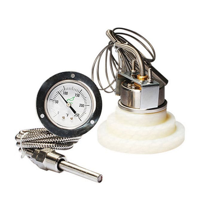 Termómetro de expansión de gas de capilar 200RF21121 Shanghai