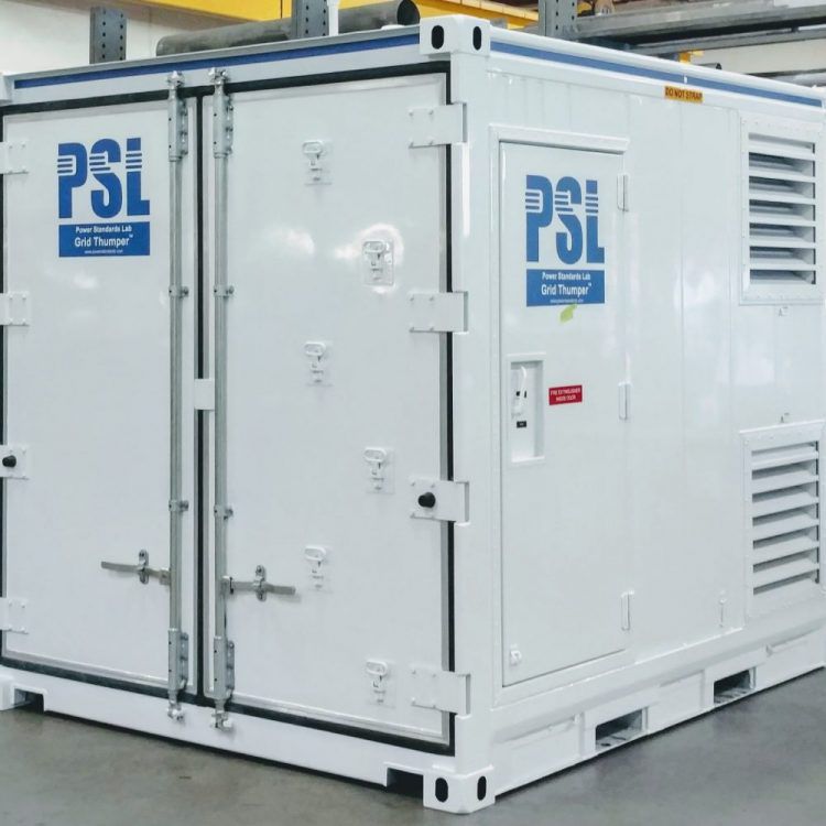Equipo de prueba de estabilidad Grid Thumper Power Standards Lab
