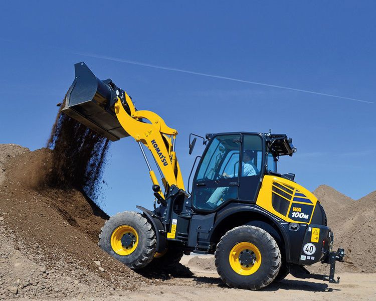 Cargadora de ruedas WA100M8 Komatsu Europe compacta / ergonómica / para obra Cargadora de ruedas WA100M8 Komatsu Europe compacta / ergonómica / para obra