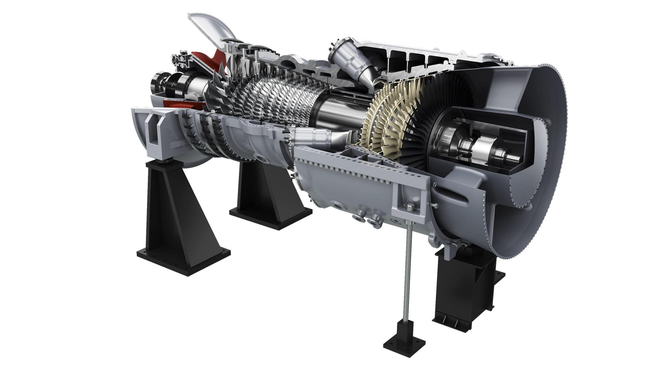 Turbina De Gas / De Ciclo Combinado / Para Generación De Energía - SGT5 ...