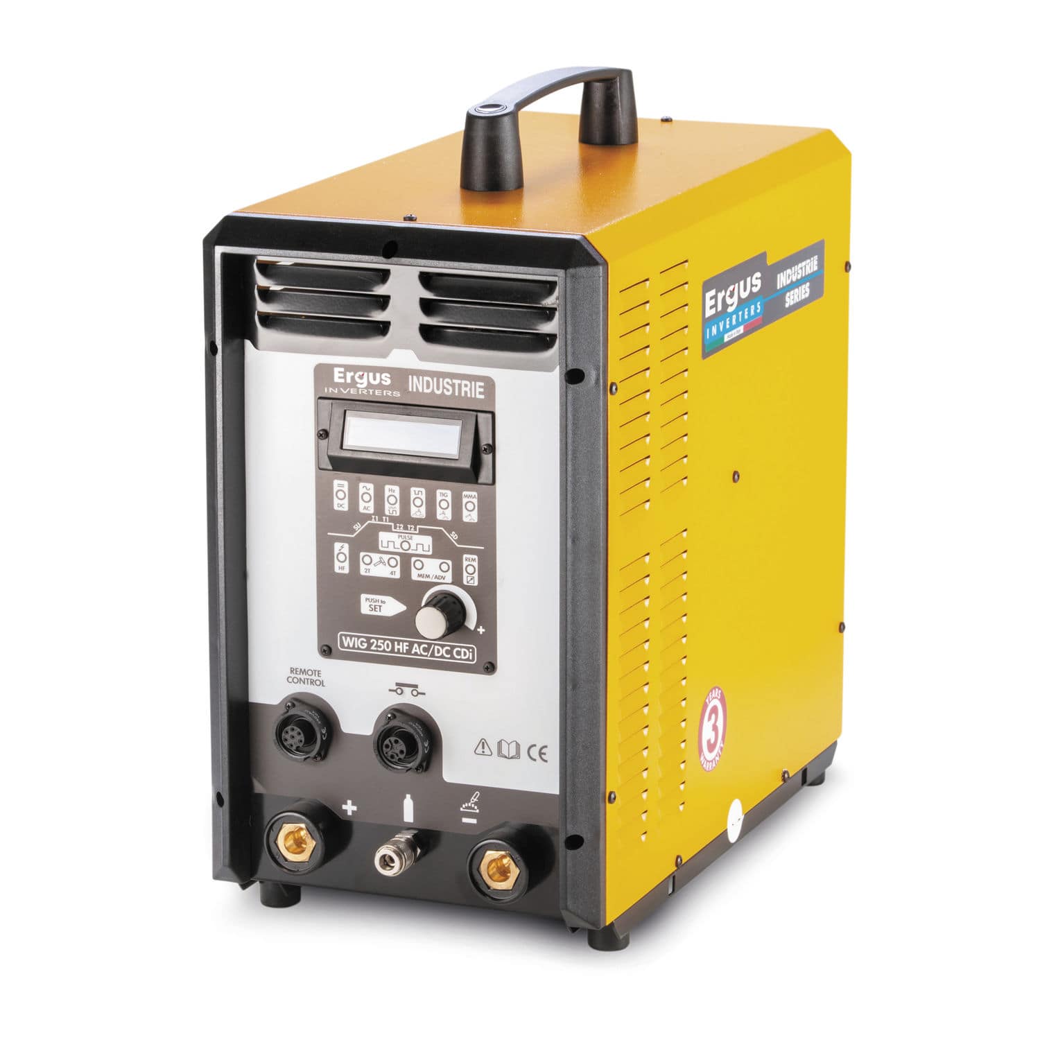 Soldadora TIG - ERGUS WIG 250 HF AC/DC CDi - Carmon - con electrodos ...