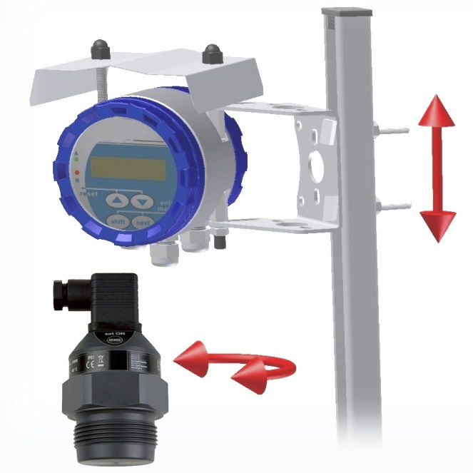 Transmisor De Nivel De Líquido 0-50 M - Salida 4-20 MA, 0-10 V, Sonda SS304 IP68 Para Tanques Y Pozos