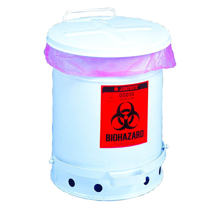 Contenedor de residuos de acero galvanizado - 05930R, 05930 - Notrax