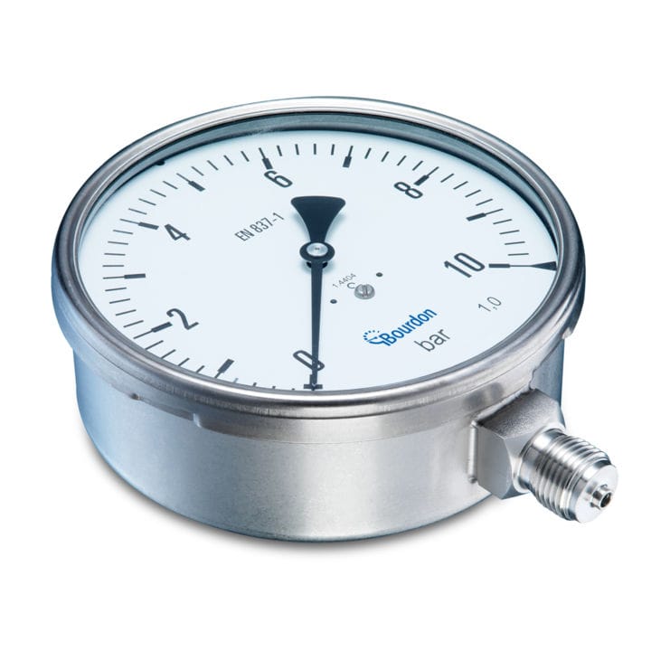 Manómetro absoluto MIM7 Bourdon de esfera / roscado / de tubo Bourdon