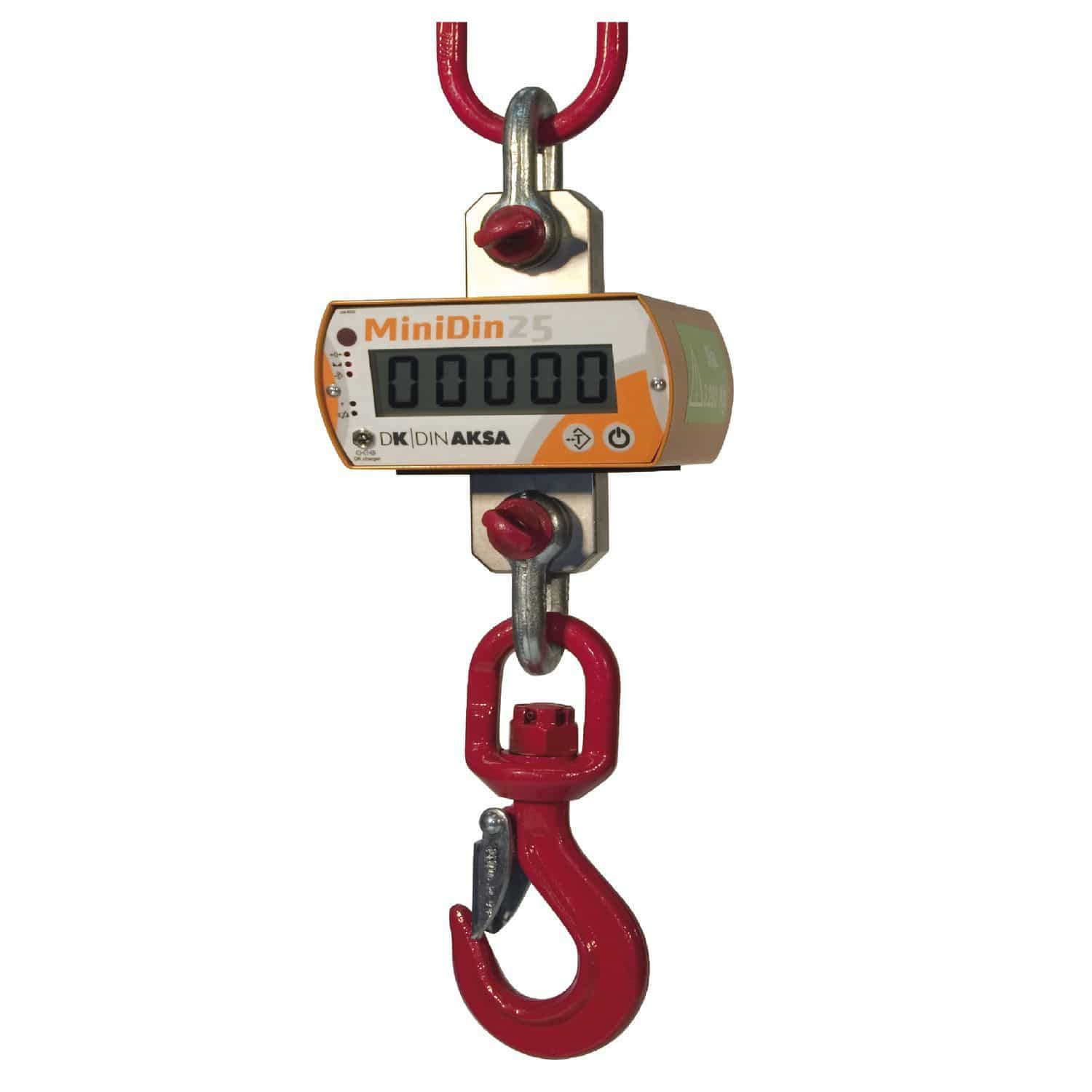 Gancho pesador digital - MINIDIN 25 - DINAKSA PESAJE