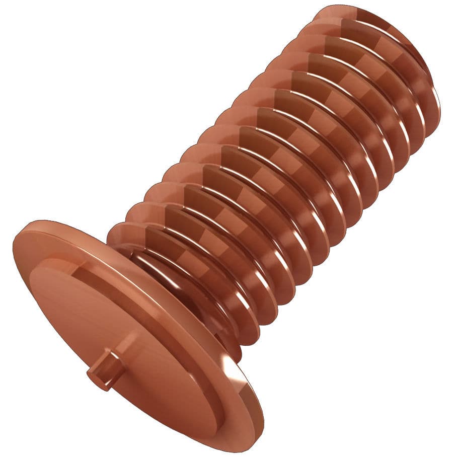 Espárrago roscado CFK THOMAS WELDING SYSTEMS acero recubierto de cobre / de soldadura por