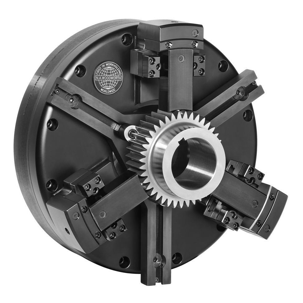 Mandril de torno 3 mordazas PLD ITW Workholding de diafragma / de