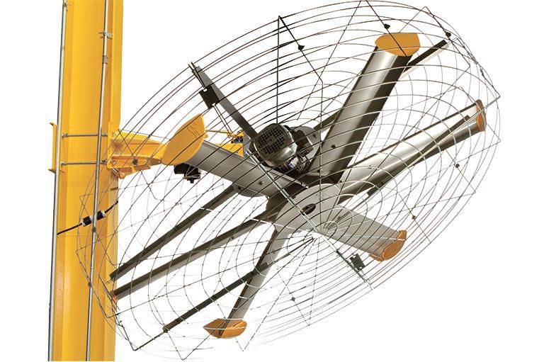 Ventilador de pared - PIVOT 2.0 - Big Ass Fan - axial / de