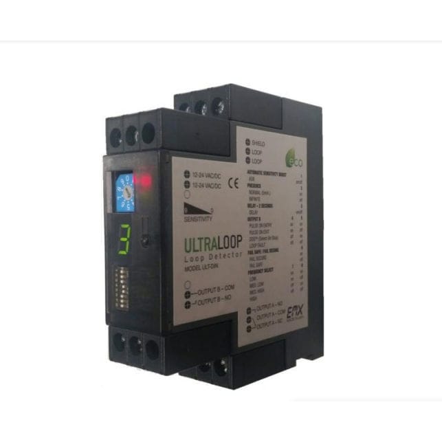 Detector De Bucle De Vehículo EMX MVP DTEK - Sensor De Seguridad Multivoltaje Para Puertas De Garaje