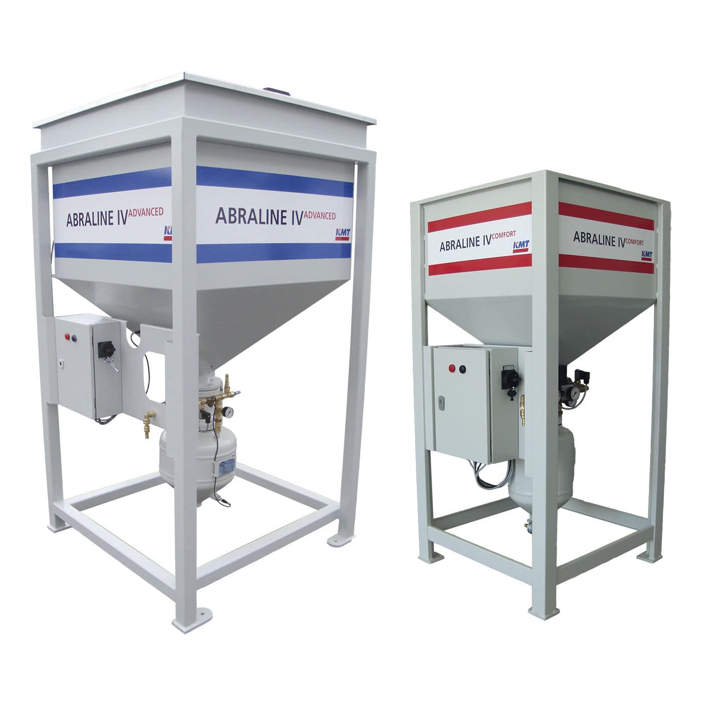 Sistema de alimentación de abrasivo para máquina de corte con chorro de