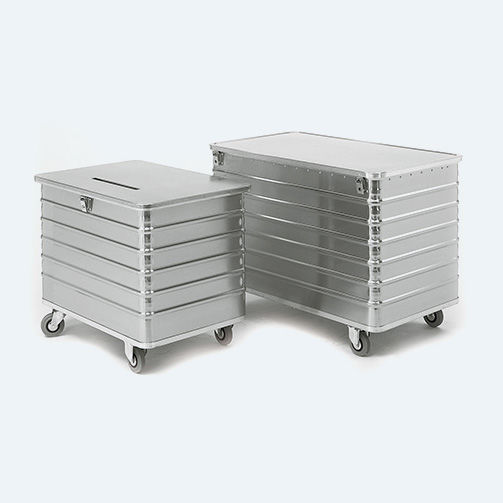 Contenedor de residuos de acero - G®-DOCU D 3009 series - Gmöhling