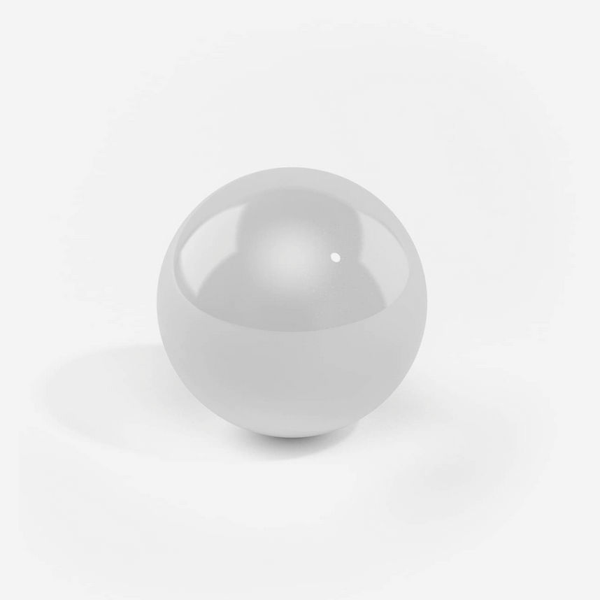 Alto Negro Blanco Pulido De La Bola De G5 G100 Zro2 De Circonio De Las Bolas De