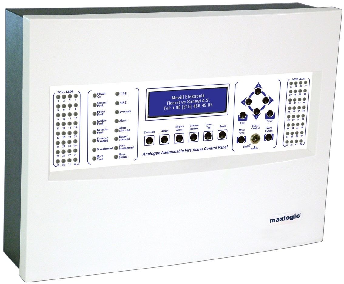Panel de control de alarma de incendio ML123X series MAVILI