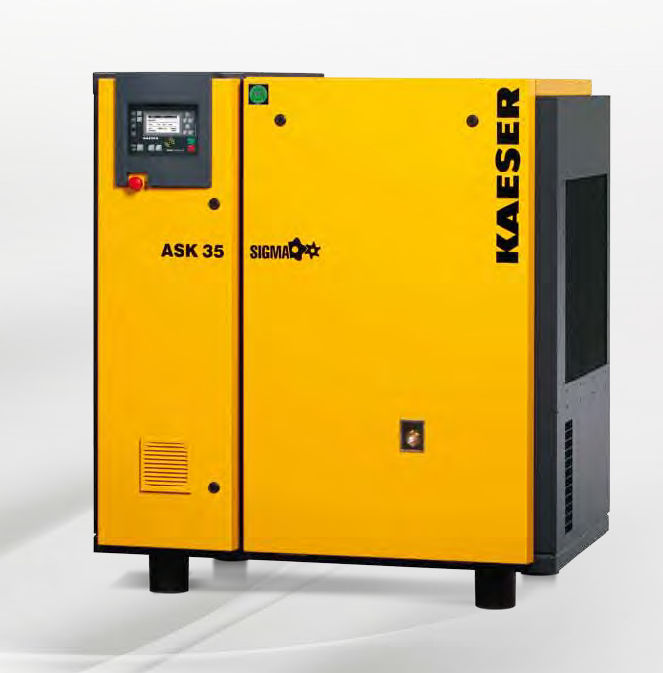 Compresor de aire / estacionario / con motor eléctrico / de tornillo