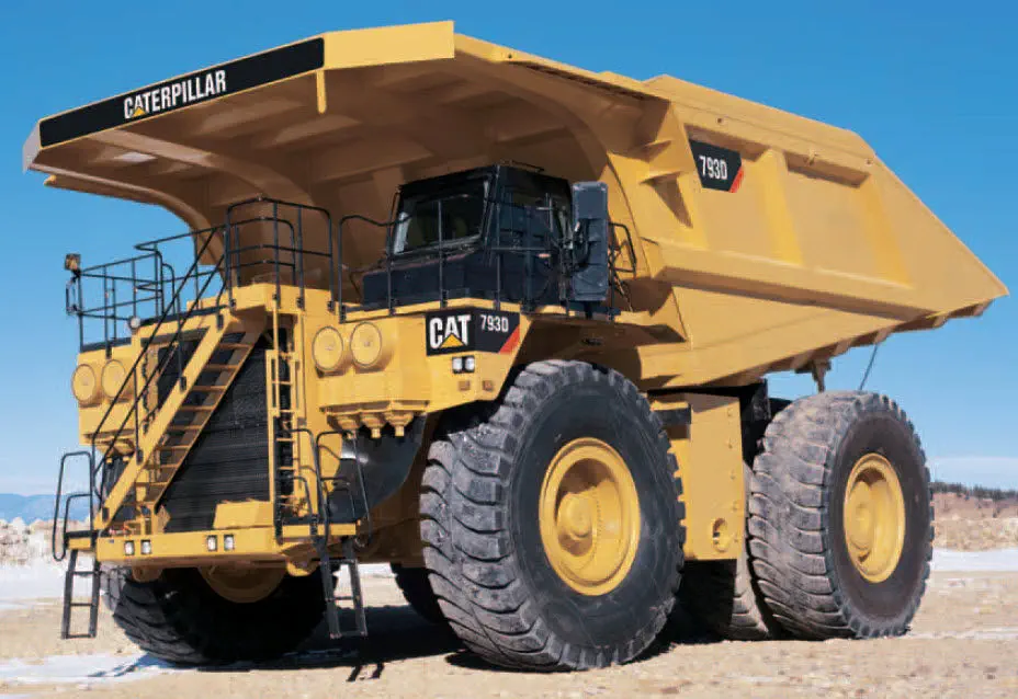 dumper caterpillar 777