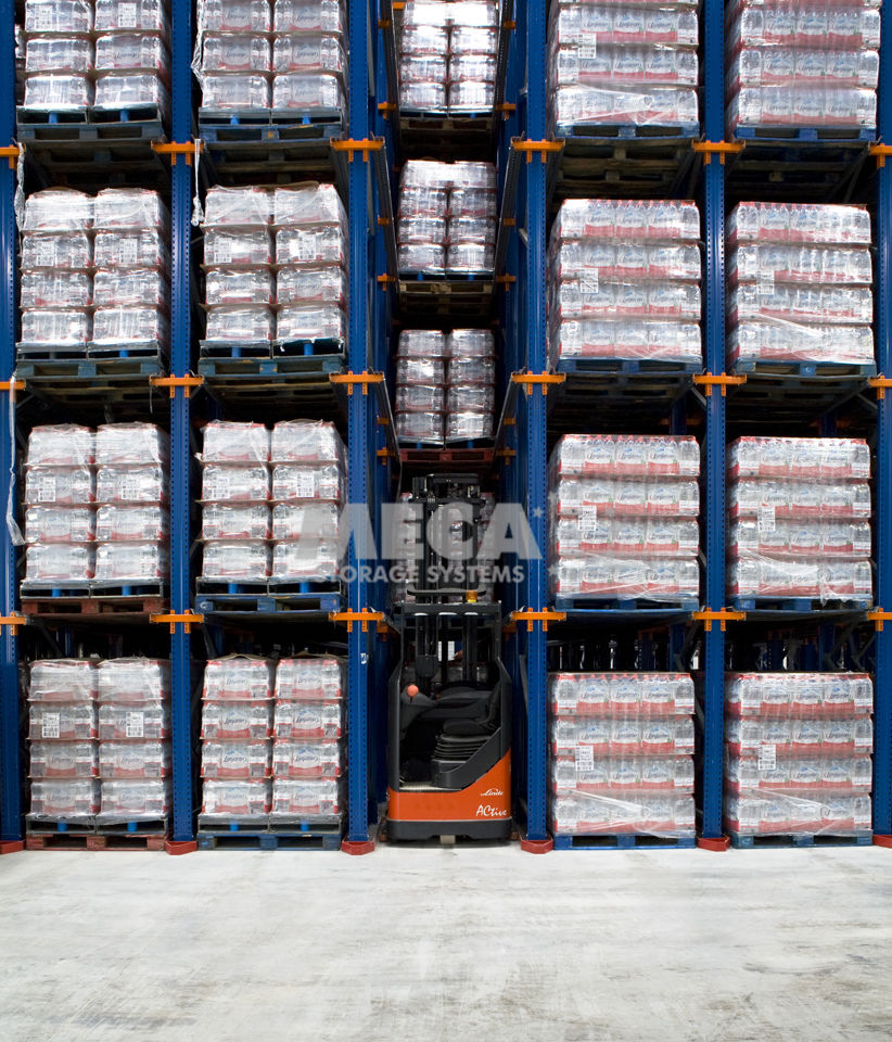 Sistema de estanterías depósito de almacenamiento MECA STORAGE SYSTEMS por acumulación Sistema de estanterías depósito de almacenamiento MECA STORAGE SYSTEMS por acumulación