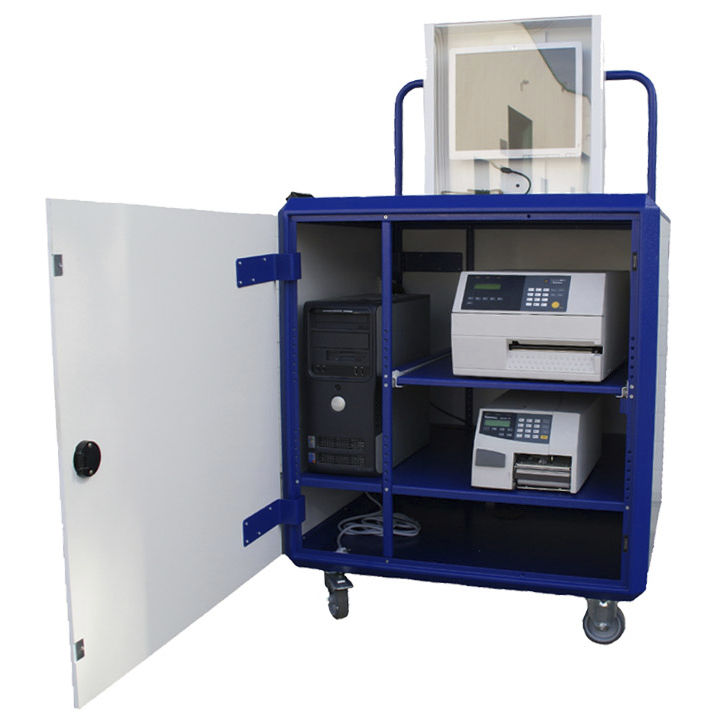 Estación de trabajo móvil - LOGIRACK LCD - LM REALISATIONS - industrial