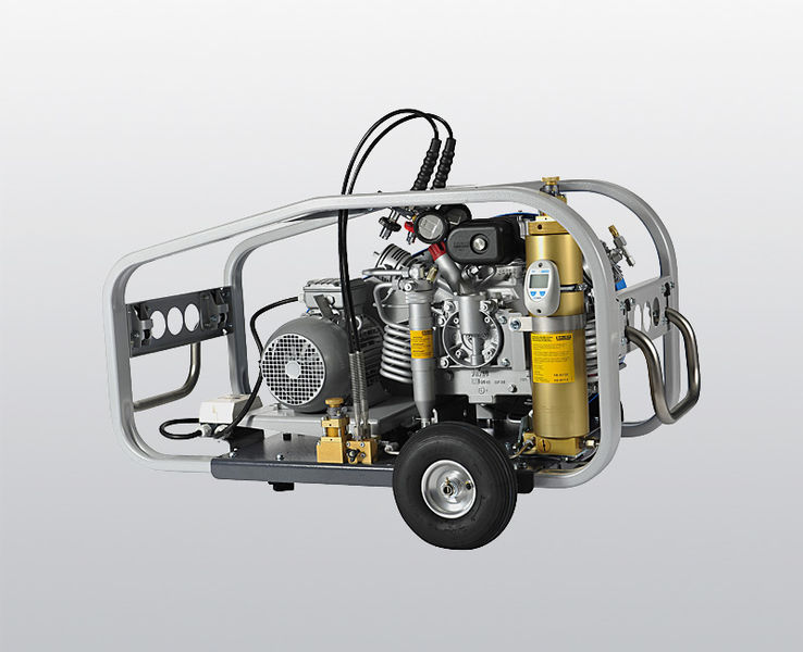 Compresor de aire respirable / móvil / con motor eléctrico / con motor