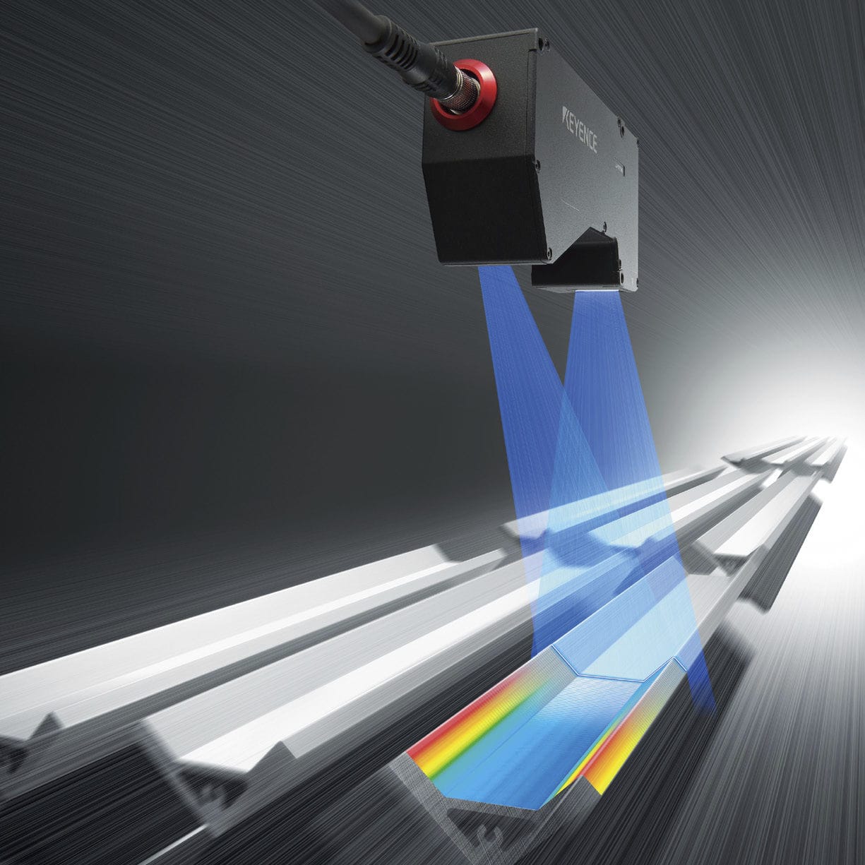 Perfilómetro óptico LJV7000 series Keyence láser / en línea