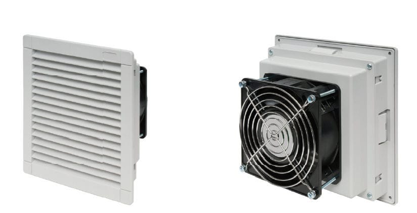 Ventilador para armario eléctrico / axial / de circulación de aire
