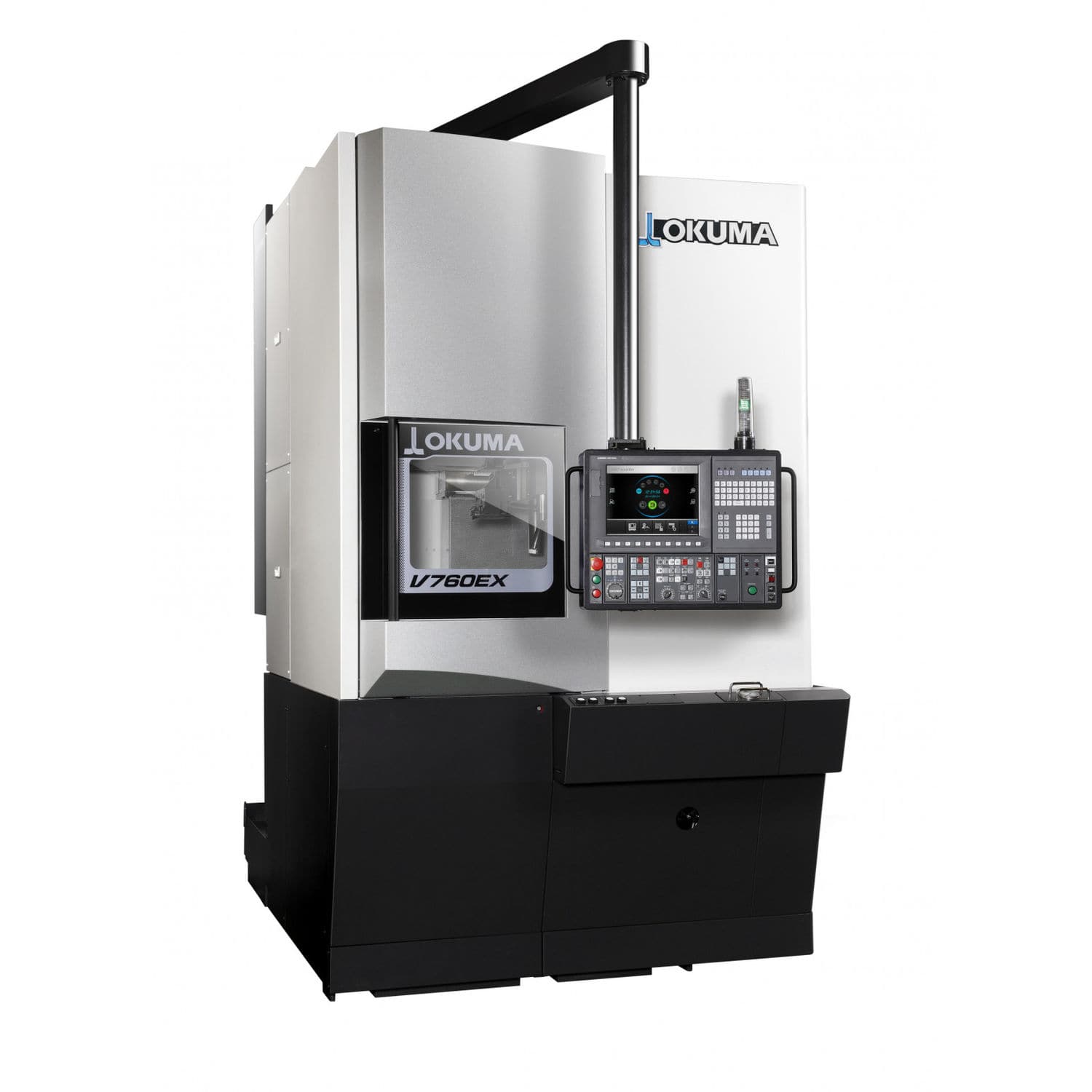 Torno CNC - V760EX - OKUMA - vertical / 2 ejes / de columna
