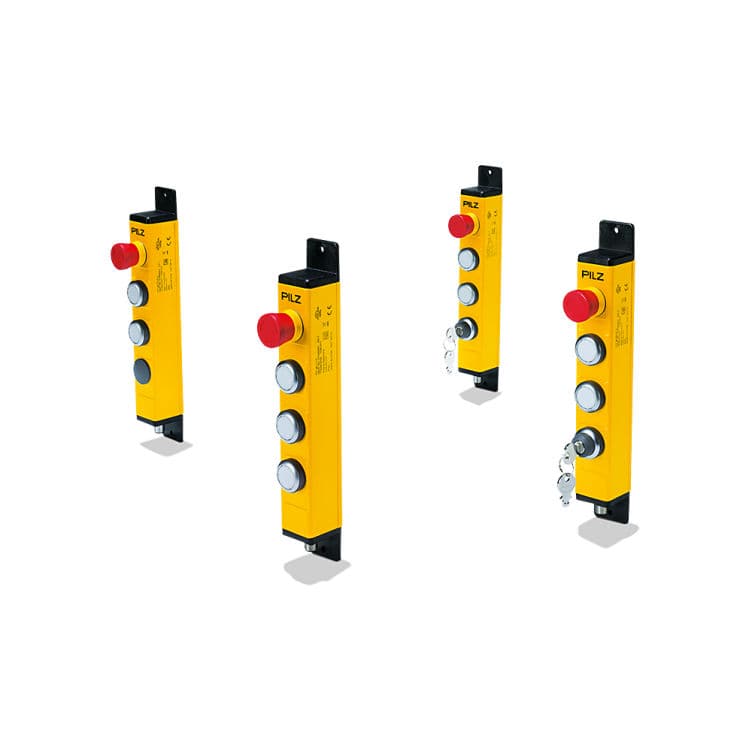 Caja botonera con 4 botones - PITgatebox - PILZ - IP65 / de parada de ...