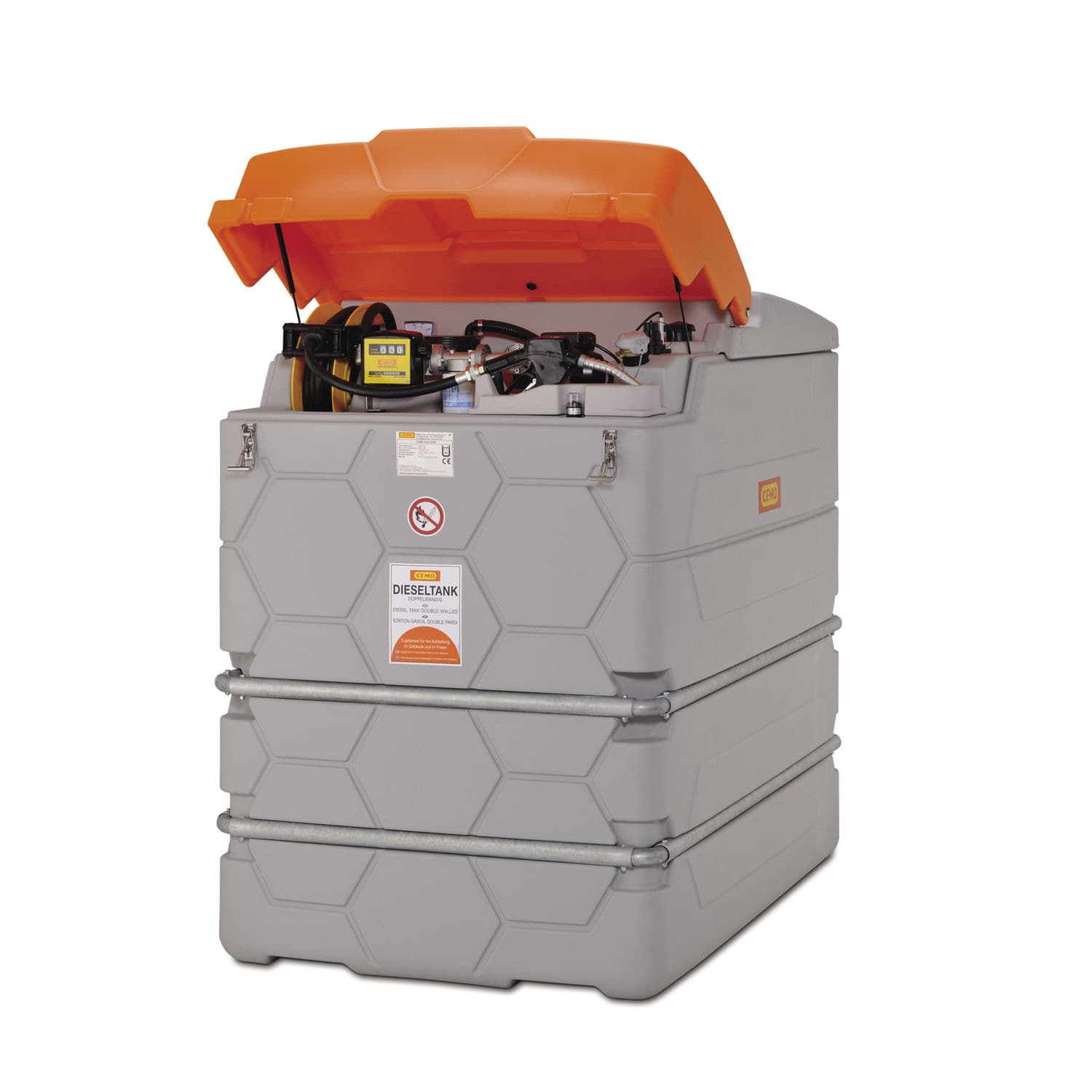 Cuba de almacenaje - GO CUBE Premium - CEMO - para diésel / de