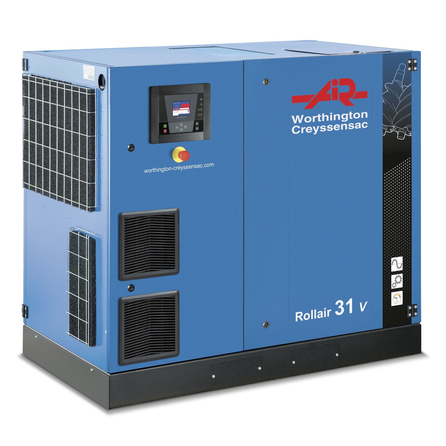 Compresor de tornillo ROLLAIR 1631 Worthington Creyssenssac de