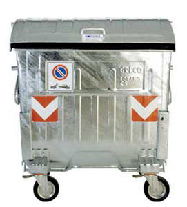 Contenedor de residuos de metal - GRA-100 series - GRECO-ECOLOGY - de