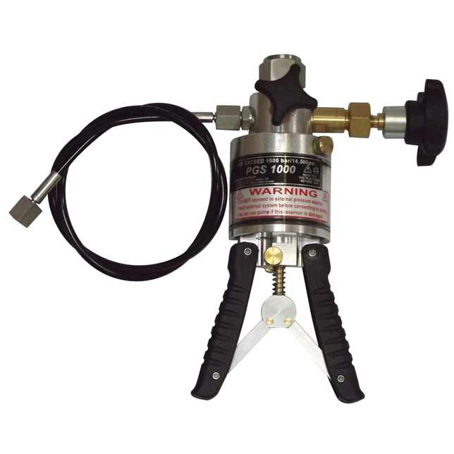 Bomba de calibración hidráulica PGS1000 Eurotron Instruments UK ltd manual / de alta