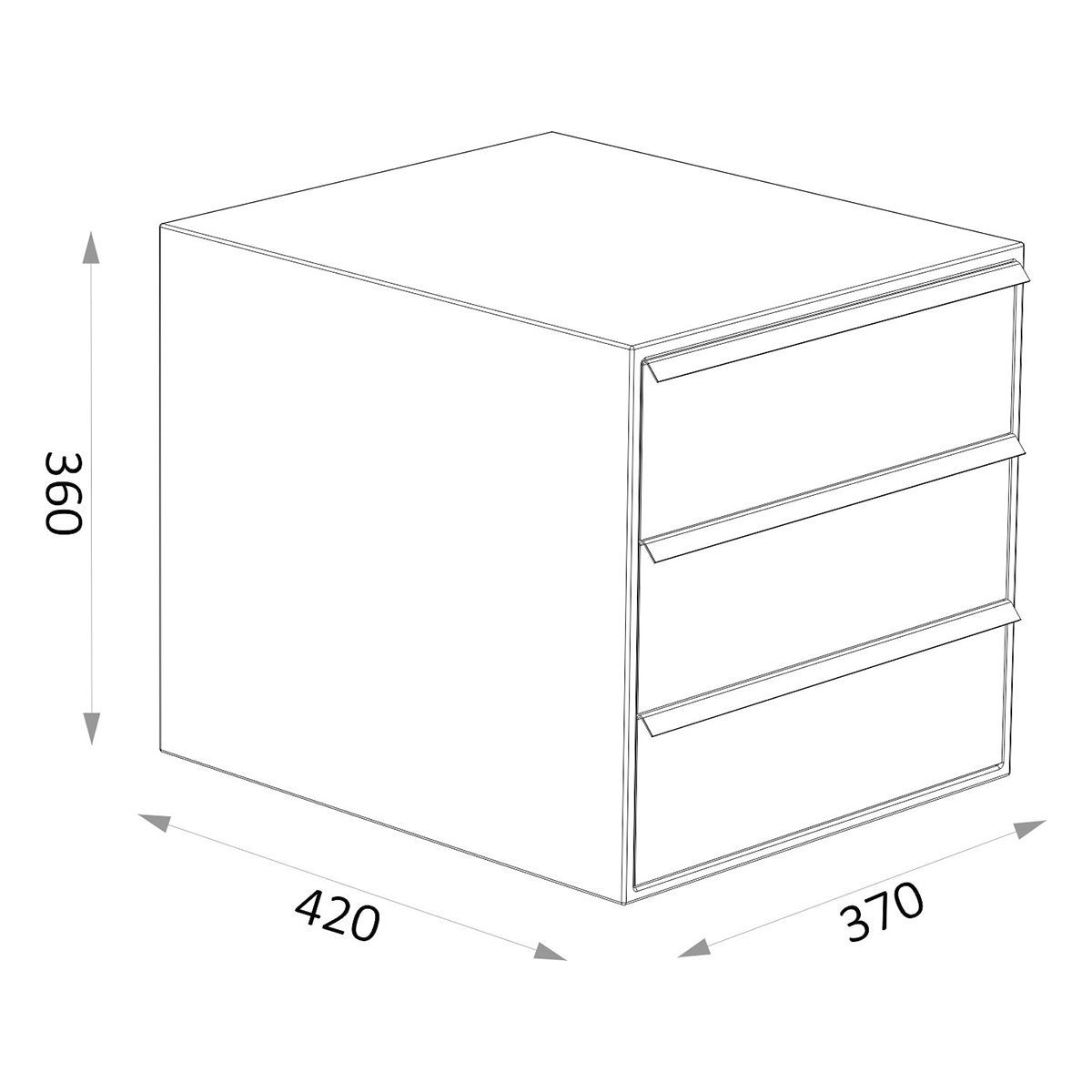Armario de almacenamiento - 106 series - HECO - para suelo / con 5